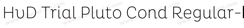 HvD Trial Pluto Cond Regular字体转换